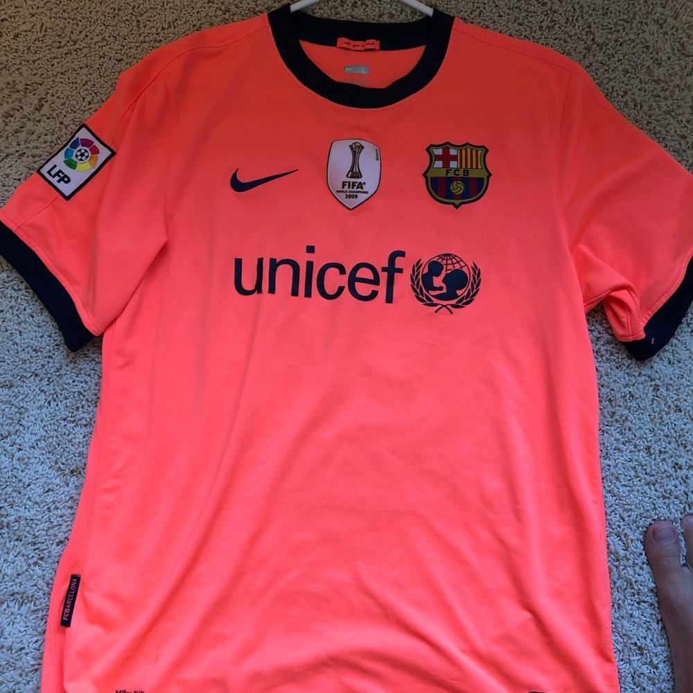 Authentic Lionel Messi Barcelona FC Soccer Jersey